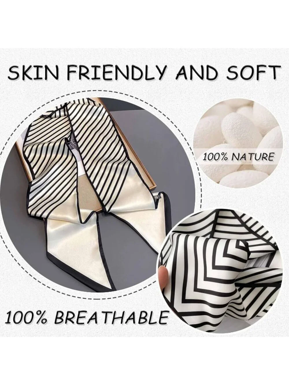 N/A silk scarf